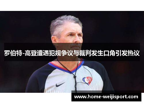 罗伯特-高登遭遇犯规争议与裁判发生口角引发热议